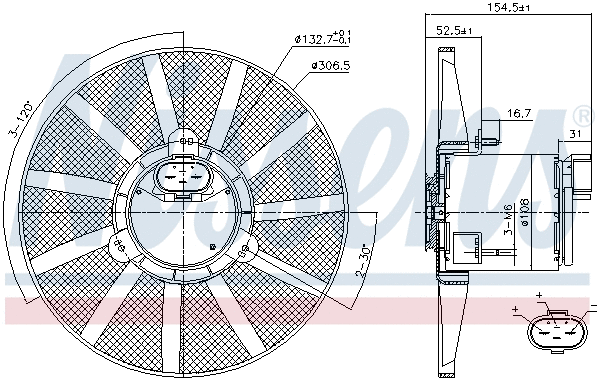 Fan, engine cooling