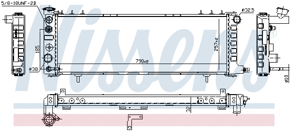 Radiator, engine cooling