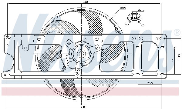 Fan, engine cooling