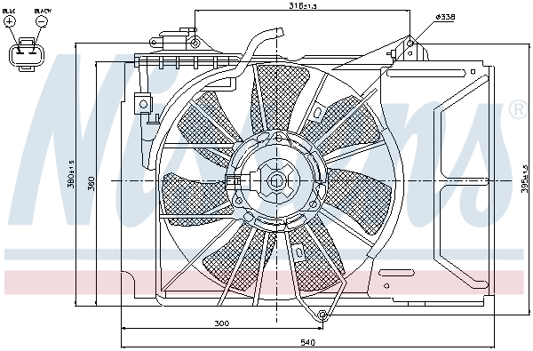 Fan, engine cooling