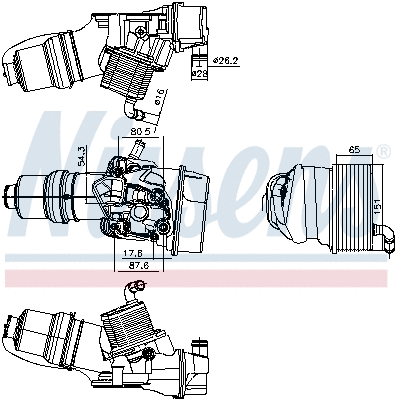 Oil Cooler, engine oil