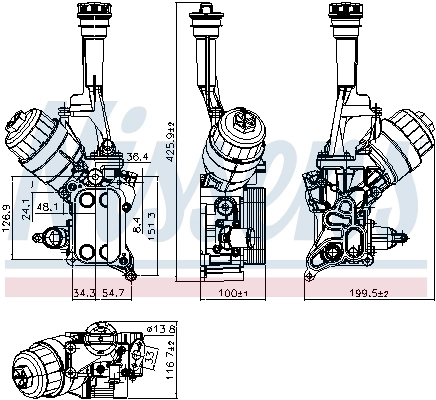 Oil Cooler, engine oil