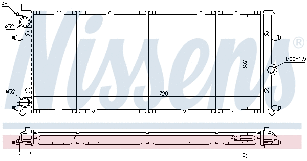 Radiator, engine cooling