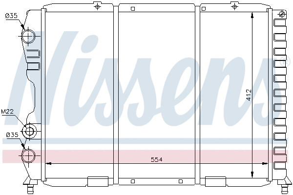 Radiator, engine cooling (698534)