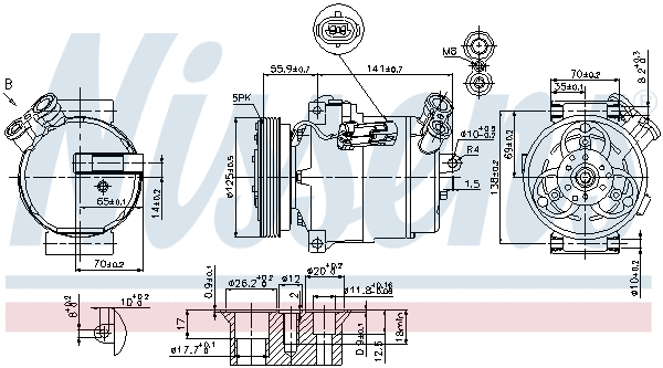 Compressor, air conditioning