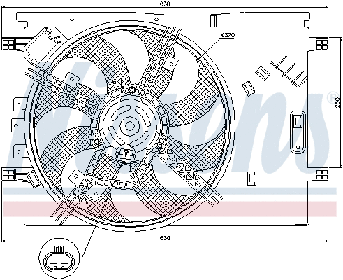 Fan, engine cooling