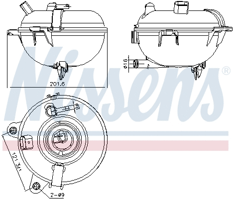 Expansion Tank, coolant (996130)
