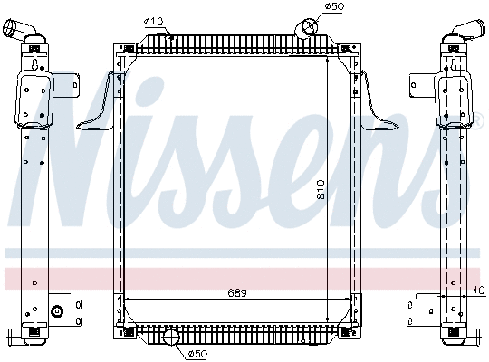 Radiator, engine cooling (67245)