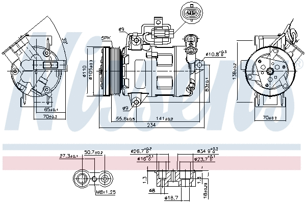 Compressor, air conditioning