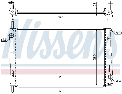 Radiator, engine cooling
