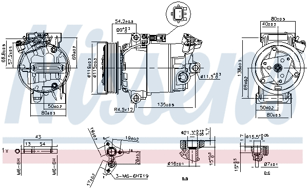 Compressor, air conditioning