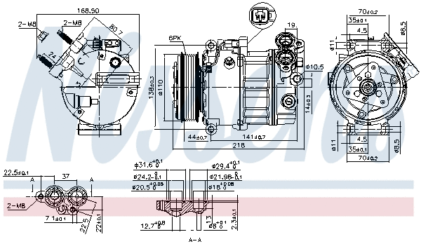 Compressor, air conditioning