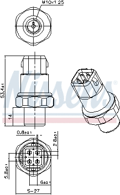 Pressure Switch, air conditioning