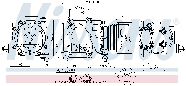 Compressor, air conditioning