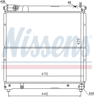 Radiator, engine cooling