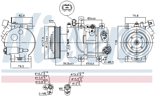 Compressor, air conditioning