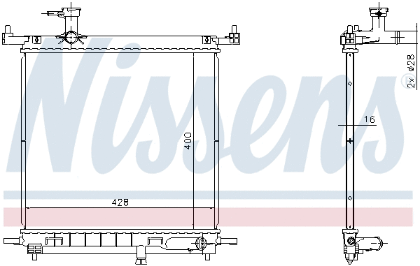 Radiator, engine cooling