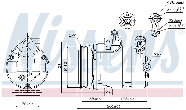 Compressor, air conditioning