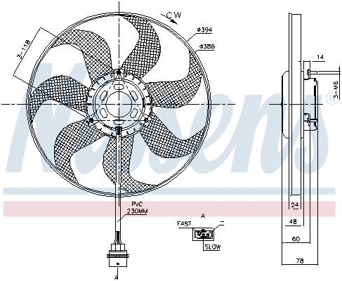 Fan, engine cooling