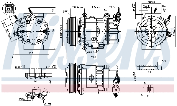 Compressor, air conditioning