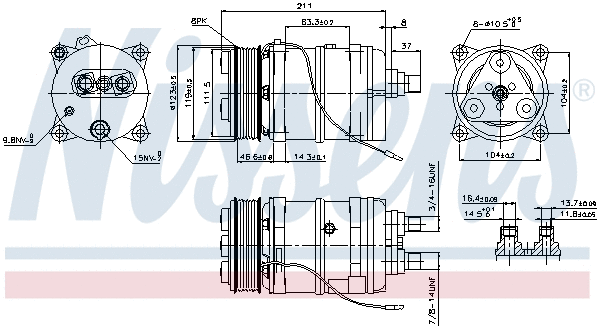 Compressor, air conditioning