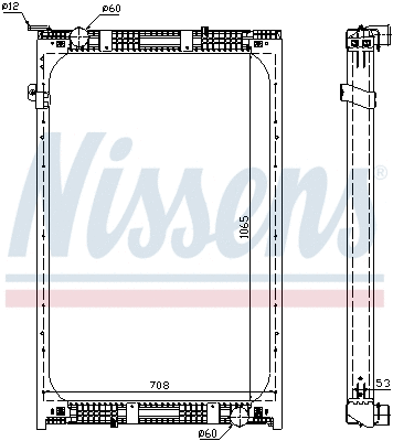 Radiator, engine cooling (67171)