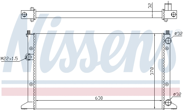 Radiator, engine cooling (698242)