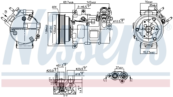 Compressor, air conditioning