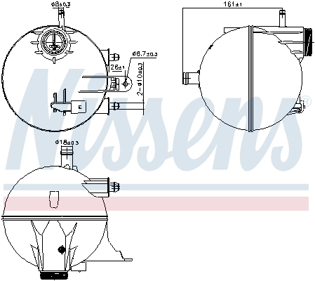 Expansion Tank, coolant (996295)