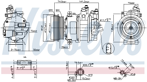 Compressor, air conditioning