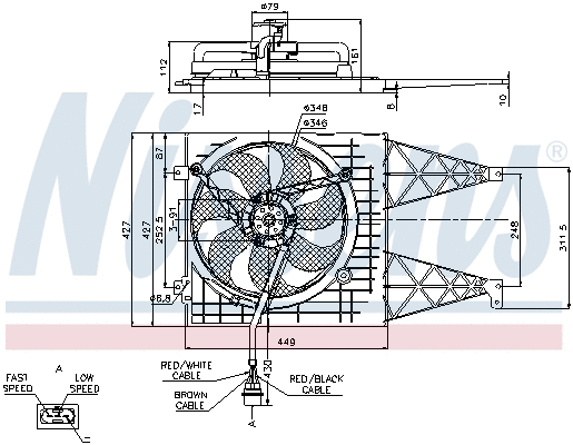 Fan, engine cooling