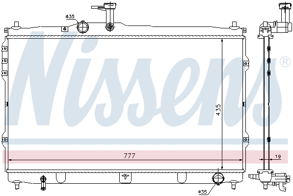 Radiator, engine cooling