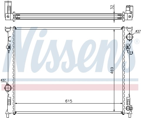 Radiator, engine cooling