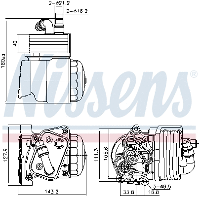 Oil Cooler, engine oil