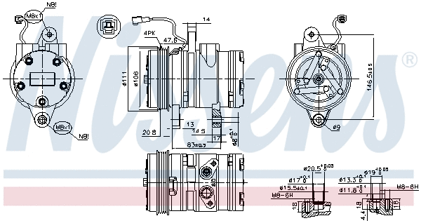 Compressor, air conditioning