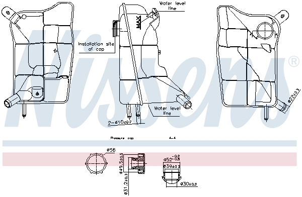 Expansion Tank, coolant (996304)