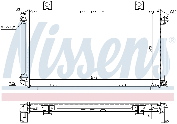 Radiator, engine cooling