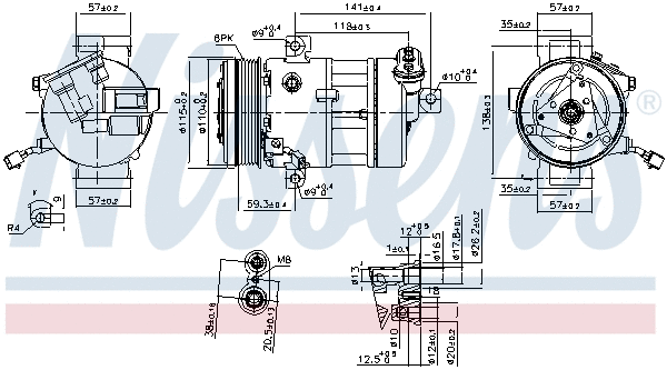Compressor, air conditioning (890667)