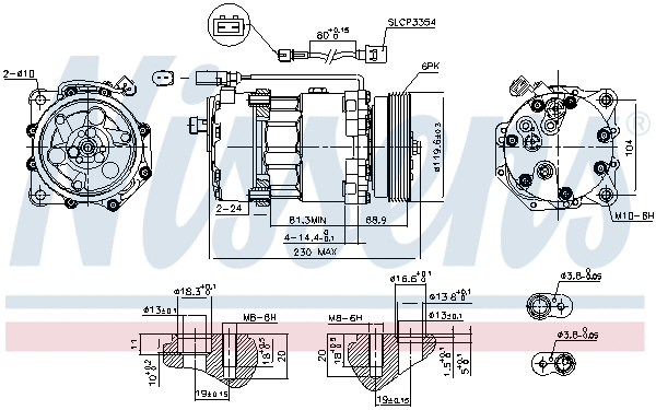 Compressor, air conditioning