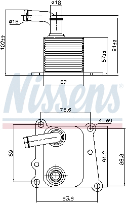 Oil Cooler, engine oil