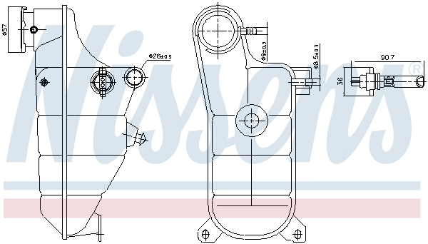 Expansion Tank, coolant (996364)