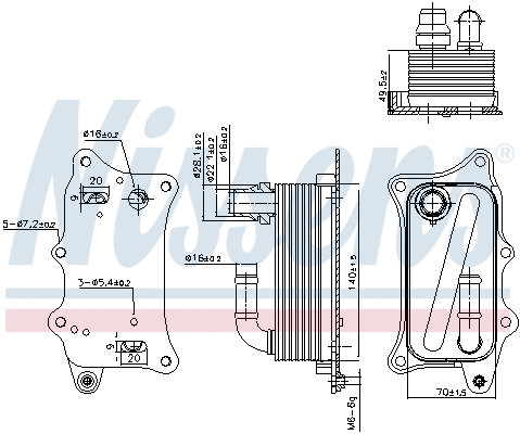 Oil Cooler, engine oil