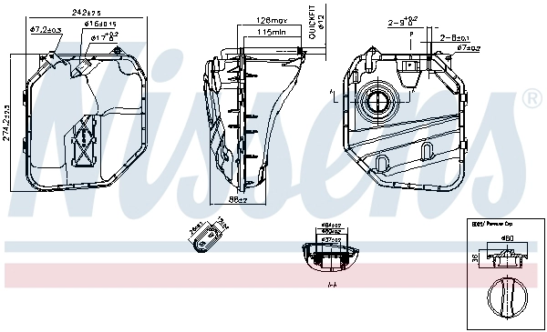 Expansion Tank, coolant