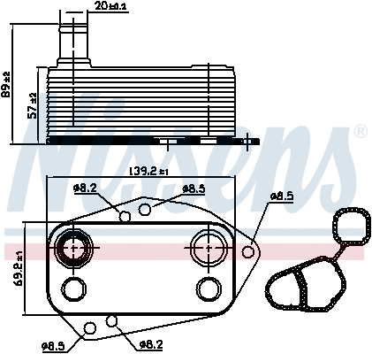 Oil Cooler, engine oil