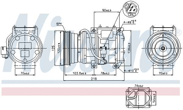 Compressor, air conditioning