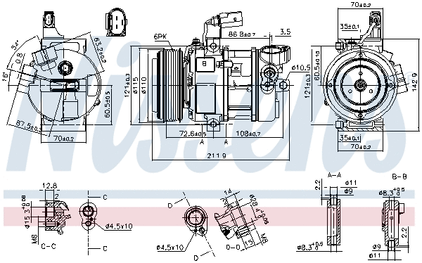 Compressor, air conditioning