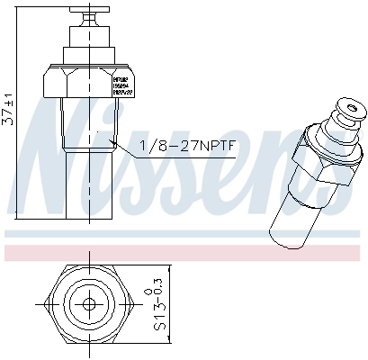 Sensor, coolant temperature