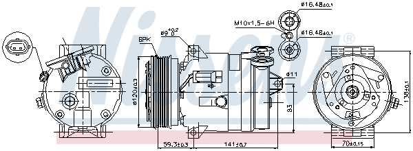 Compressor, air conditioning