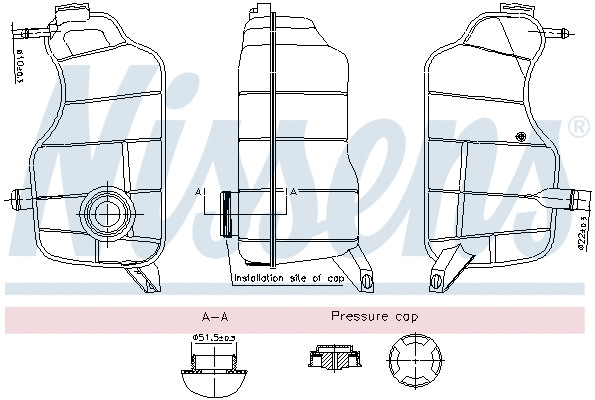 Expansion Tank, coolant (996329)