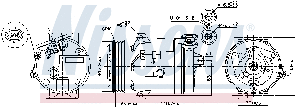 Compressor, air conditioning